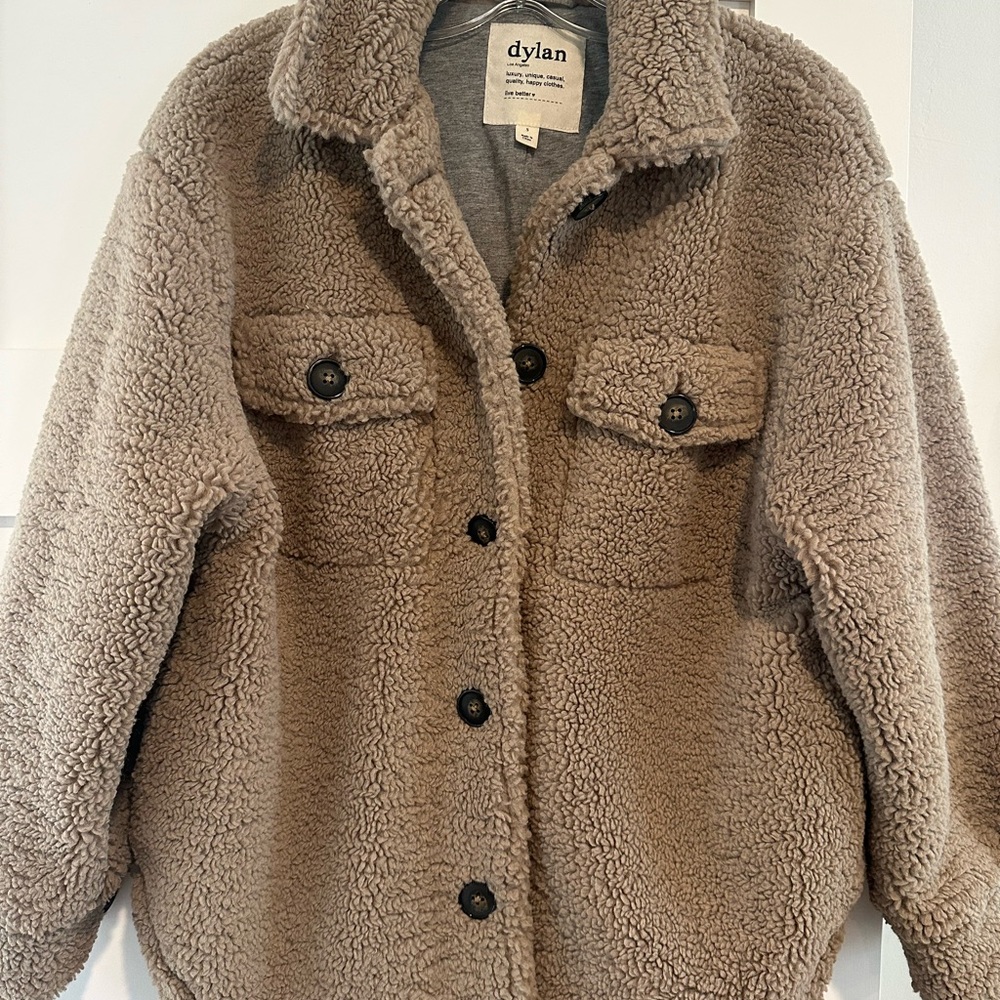 dylan Tan Teddy Jacket